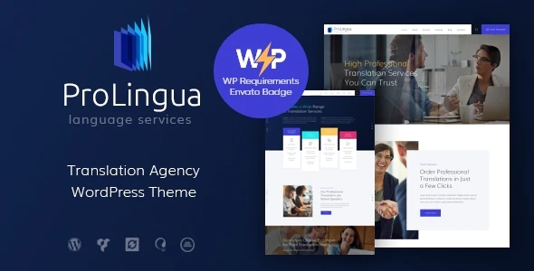 ProLingua v1.1.8 – Translation Services WordPress Theme Download