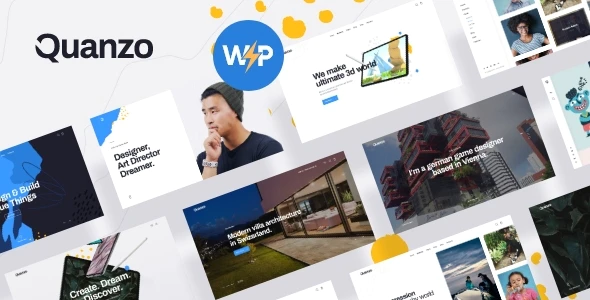 Quanzo v1.0.9 Personal Portfolio WordPress Theme Download