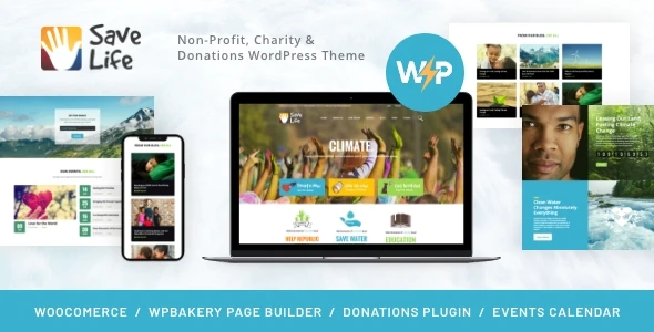 Save Life v1.2.7 Non-Profit Charity & Donations WordPress Theme Download