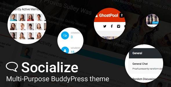 Socialize v2.43.5 Multi-Purpose BuddyPress WordPress Theme Download