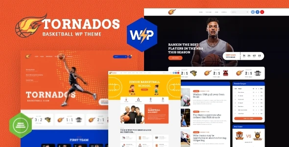 Tornados v1.1.7 Basketball NBA Team WordPress Theme Download