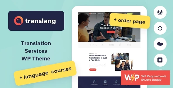 Translang v1.1.10 Translation Services & Language Courses WordPress Theme Download