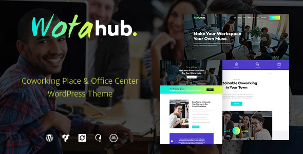 WotaHub v1.1.0 – Coworking Space WordPress Theme Download