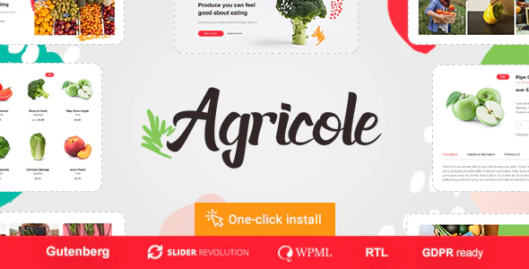 Agricole v1.1.2 – Organic Food & Agriculture WordPress Theme Download