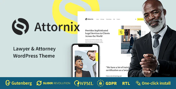 Attornix v1.0.9 Lawyer WordPress Theme Download