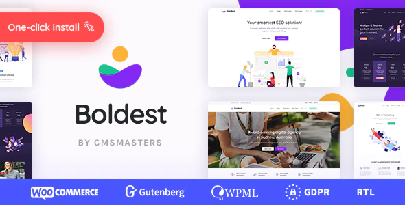 Boldest v1.0.7 – Consulting and Marketing Agency WordPress Theme Download