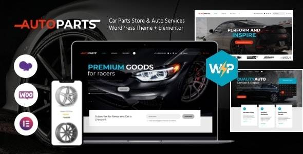 Car Parts Store & Auto Services WordPress Theme + Elementor v1.5.5 Download