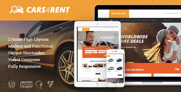 Cars4Rent v1.2.8 Car Rental & Taxi Service WordPress Theme Download