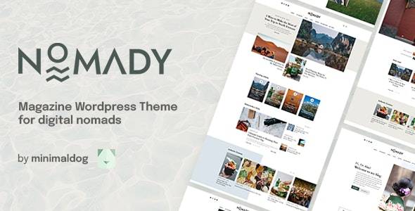 Nomady v1.1.5 – Digital Nomads Magazine WordPress Theme Download