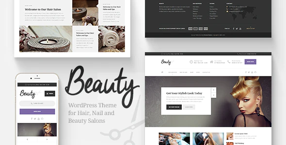 Beauty v.1.6.6 (Updated) Hair Salon & Spa WordPress Theme Download