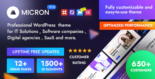 Micron IT Solutions & Services WordPress Theme v.1.2.1 Download