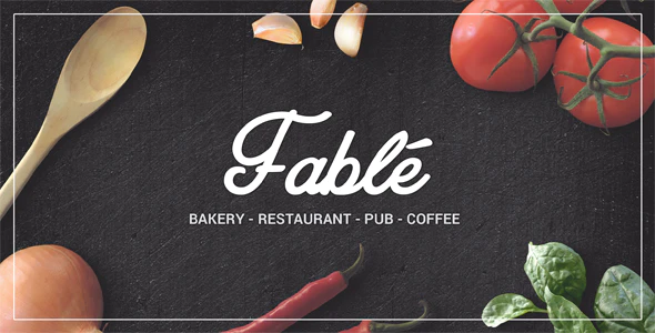 Fable v1.3.8 – Restaurant Bakery Cafe Pub WordPress Theme Download