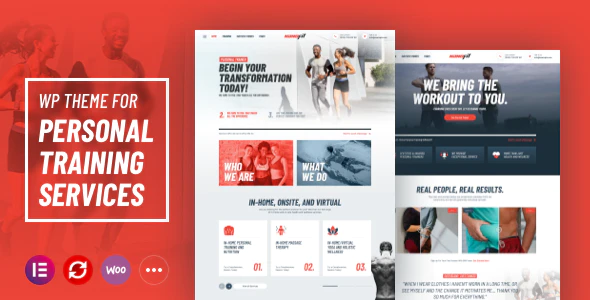 NanoFit v1.0.2 – WordPress Theme for Personal Training Services Download