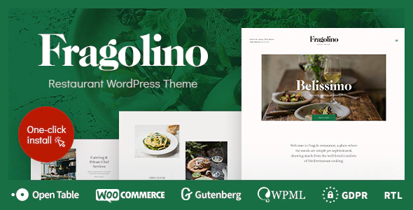 Fragolino v1.0.9 Exquisite Restaurant WordPress Theme Download