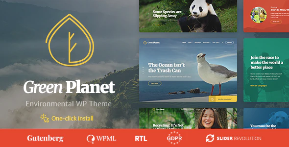 Green Planet v1.1.4 – Ecology & Environment WordPress Theme Download