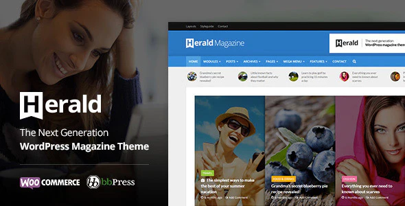 Herald v2.6.2 – Newspaper & News Portal WordPress Theme Download