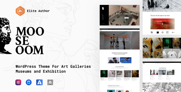 Mooseoom v1.1.3 Art Gallery Museum & Exhibition WordPress Theme Download