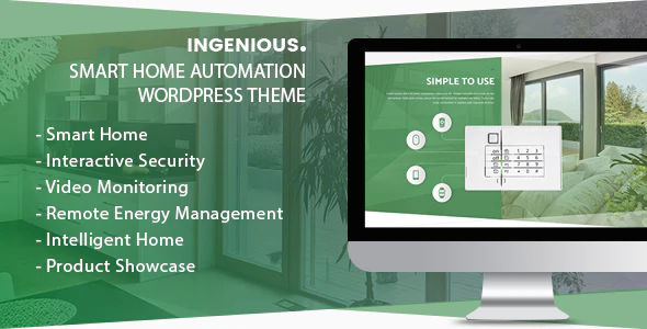 Ingenious v.1.2.1 Smart Home Automation WordPress Theme Download