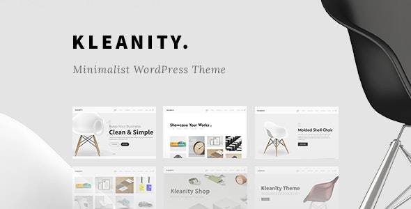 Kleanity v.1.3.3 – Minimalist Creative Portfolio WordPress Theme Download