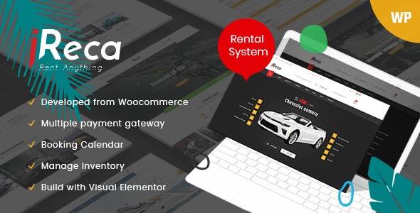 Ireca v1.6.7 Car Rental Boat Bike Vehicle Calendar WordPress Theme Download