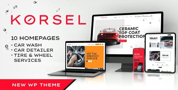 Kørsel – v1.0.5 Car Services Auto Wash & Repair WordPress Theme Download