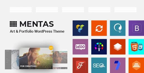 Mentas v2.5.8 – Art & Portfolio WordPress Theme Download