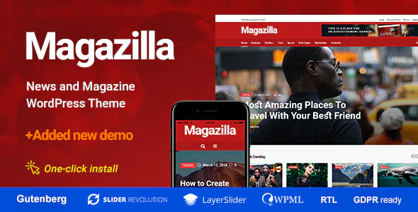 Magazilla v1.1.3 News & Magazine WordPress Theme Download