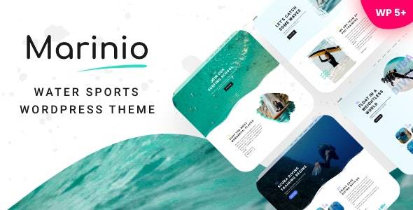 Marinio v1.0.5 – Surfing & Scuba Diving WordPress Theme Download