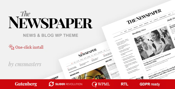 The Newspaper v1.1.8 – News Magazine Editorial WordPress Theme Download