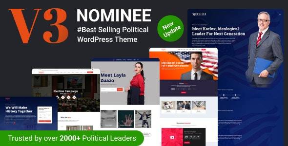 Nominee v3.8 Political WordPress Theme Download