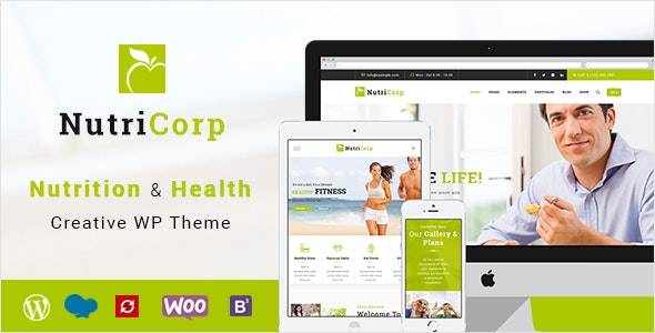 Nutricorp v3.6 – Nutrition & Health Creative WordPress Theme Download