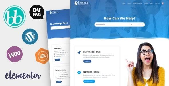 Tessera v2.7.1 – Knowledge Base & Support Forum WordPress Theme Download