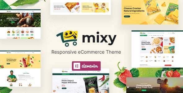 Mixy –v1.0 Organic Food Store WordPress Theme Download