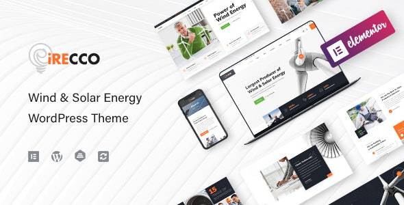 iRecco – v1.2.0 Wind & Solar Energy WordPress Theme Download