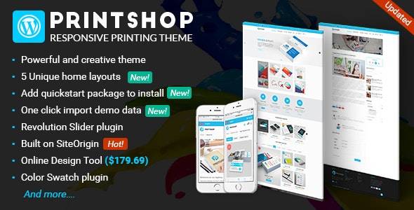 Printshop v4.8.0 – WordPress Responsive Printing Theme Download