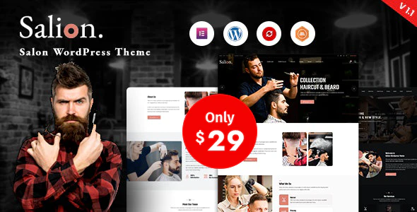 Salion v1.6.1 – Hair Salon WordPress Theme Download