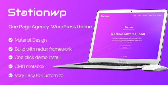 StationWP v.1.2 Agency WordPress theme Download