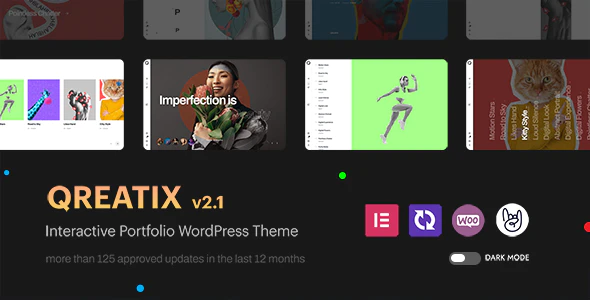 Qreatix v1.9.4 – Interactive Portfolio WordPress Theme Download