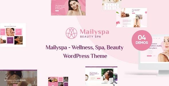 Mailyspa – v1.1.0 Beauty & Wellness WordPress Theme Download