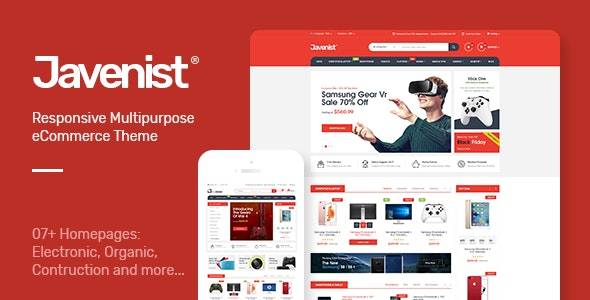 Javenist v1.3.2 – Multipurpose eCommerce WordPress Theme Download