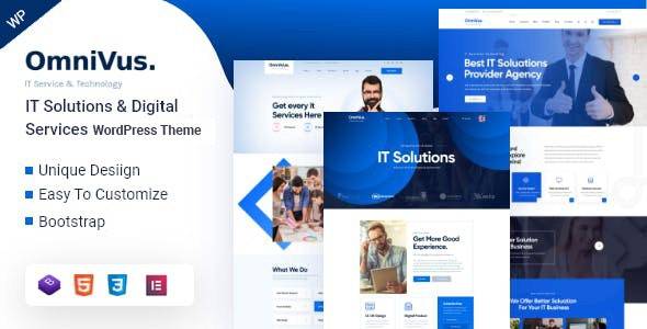 Omnivus v1.2.0 – IT Solutions & Services WordPress Theme Download