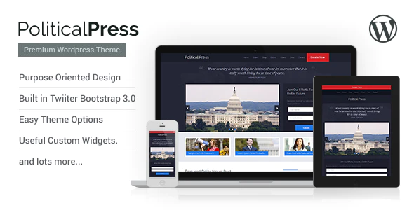 Political Press – v1.7.3 Responsive WordPress Theme Download