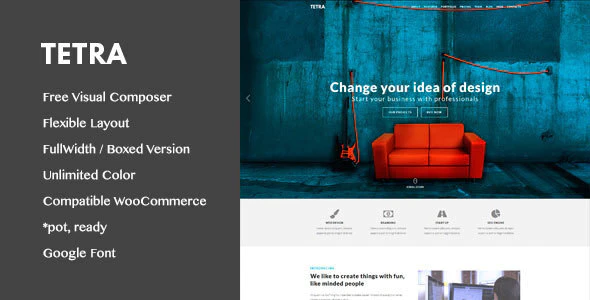 Tetra v1.2.1 – Digital Marketing Landing Pages WordPress Theme Download