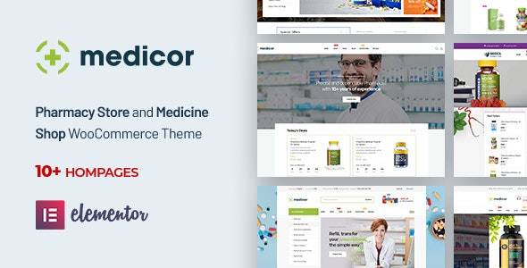 Medicor v1.7.7 – Medical Clinic & Pharmacy WooCommerce WordPress Theme Download