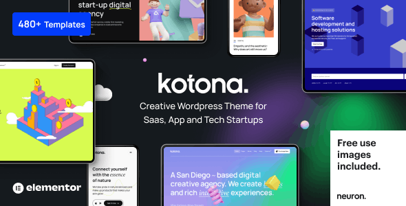 Kotona – v1.0.0 Software and App Landing Page WordPress Theme Download