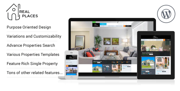 RealPlaces Estate Sale and Rental WordPress Theme v.1.9.4 Download