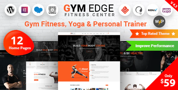 Gym Edge v4.3.0 – Fitness WordPress Theme Download (Updated)