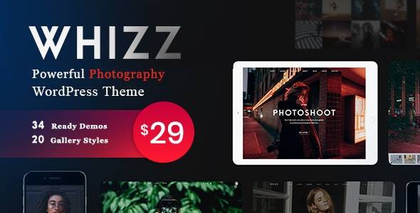 Whizz Photography WordPress Theme v2.4.2 Download (Updated)