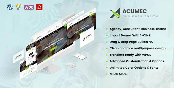 Acumec v1.6 – Business Multipurpose WordPress Theme Download