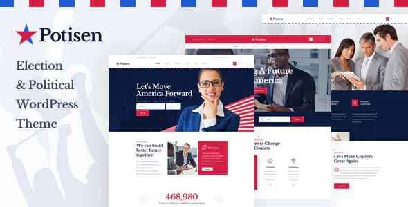 Potisen v1.1.8 – Election & Political WordPress Theme Download